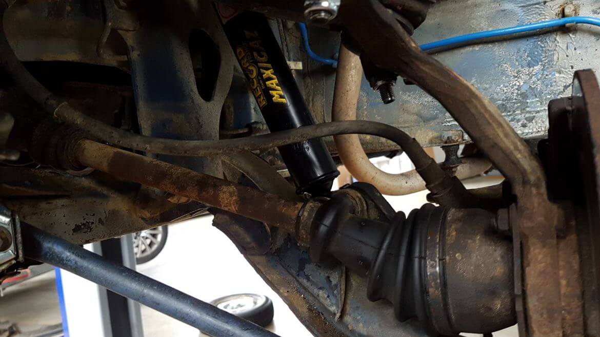 Montage des suspensions MaxiGaz