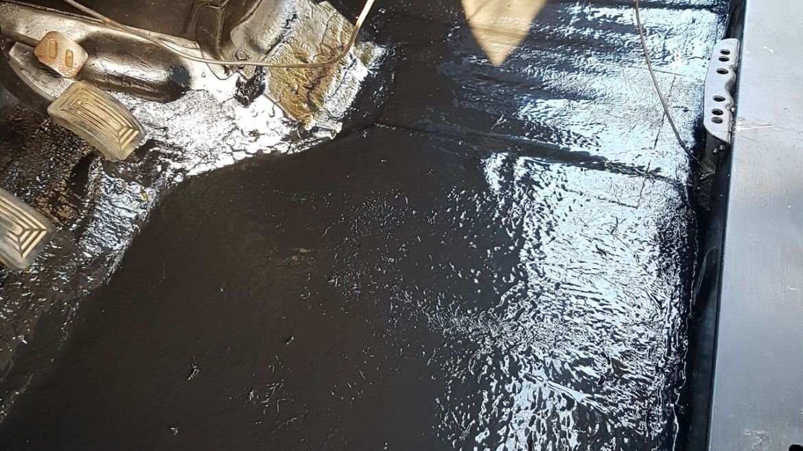 Finition avec revêtement étanche